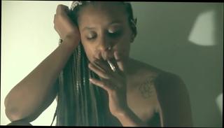 Video 802558004: solo ebony female, smoking solo, solo hd