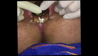 Video 551560145: plug prolapse, first time anal plug, small prolapse, prolapse play