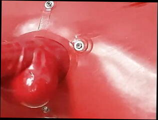 Video 1578042371: latex cock, latex wanking, latex masturbation, gay latex, toe socks, british latex, toes playing, latex hd, cock balls, red ball