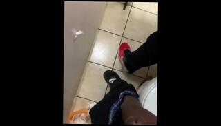 Watch the video about Almost caught fucking asian guy in the asian market bathroom