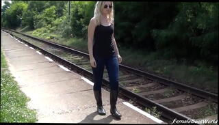 Video 522862015: bdsm femdom fetish, femdom boot fetish, mud fetish, jeans fetish, fetish soles, wet fetish