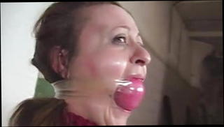 Video 241647601: woman bound gagged, bondage gagged, bondage straight