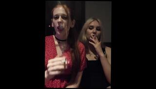 Video 1583619683: amateur fetish, blonde smoking fetish, fetish redhead, girl smoking