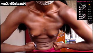 Video 1489635625: ripped woman, ripped muscle, ripped black, ripped athletic, ebony black woman