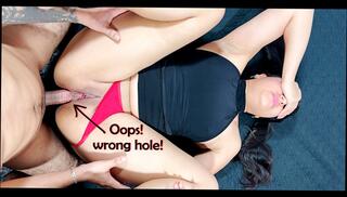 Watch the video about Oh my gosh, that's the wrong hole! ... It hurts much! - Accidental Anal...