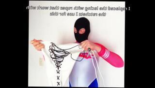 Video 1587979593: catsuit bondage, catsuit fetish, solo bondage, solo male fetish, solo amateur toys, self bondage tied