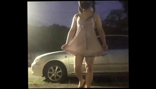 Video 1470403715: asian crossdresser, asian woman, woman public