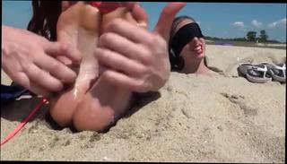 Video 196308004: foot fetish femdom, bdsm femdom fetish, fetish femdom babes, foot fetish hd, beach foot, blindfolded tickled