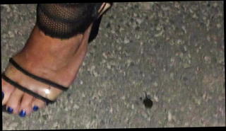 Video 1209273801: sexy toes, fishnet catsuit, toe heels, sexy outdoor, man gay, gay hd