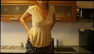 Video 487915325: solo tease, solo brunette amateur, solo natural, hot tie teasing, kitchen teasing