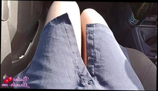 Watch the video about Teen Fingering Through Hole in Pantyhose and Sex in the Car