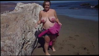 Video 57577001: bbw nipples, bbw beach, beach nudity, bbw public, straight public