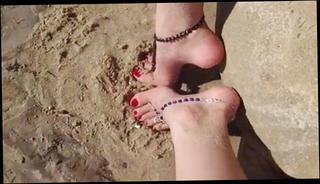 Video 122279801: foot fetish feet, feet straight, highness feet, beach feet, beautiful feet