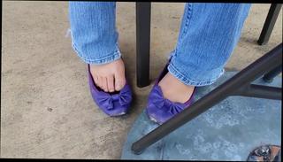 Video 257188604: barefoot shoeplay, foot fetish hd, foot voyeur, public shoeplay, takes sisters