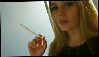 Video 1179910101: sexy straight, sexy blonde smoking, two sexy blonde