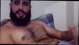 Video 242689201: gay hunk masturbating, gay bear masturbation, hunk gay man, bearded hunk