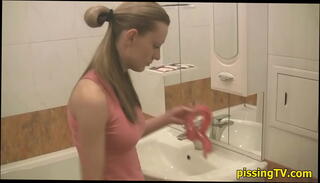 Video 27488795: piss fetish, girl pissing toilet, sitting pissing