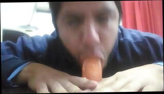 Video 1599960585: dildo deep throat sucking, gay dildo deep throat, deep throat dildo blowjob, shemale sucks dildo