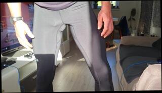 Video 1585680833: nylon leg fetish, solo male pov, pov german amateur, nylon spandex, gym pov, pov 60fps