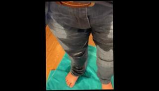 Video 1001342403: pissing peeing fetish, solo pee fetish, amateur piss fetish, solo male pee, pee jeans wetting, pee pants