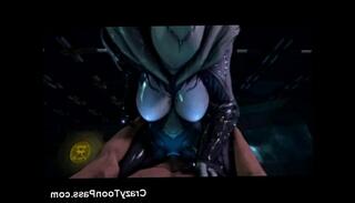 Watch the video about 3D Creepy Alien Girl Rides Human Dick!