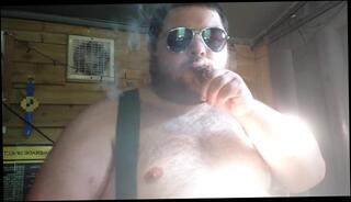 Video 1263358803: smoking amateur solo, amateur solo male, bear solo, solo belly, fat solo