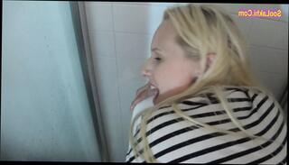 Watch the video about Big Ass Step Mom Fucked By Stepson In Shopping Mall Toilet