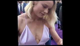 Watch the video about Brie Larson Jerk off challenge