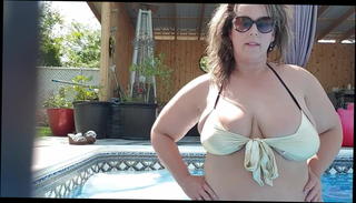 Video 1175147601: bbw bikini, wife bikini, straight