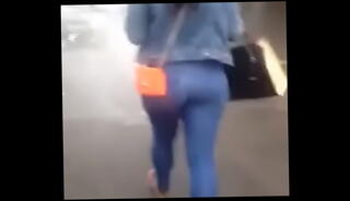 Video 291156875: thick ass ebony, phat ass, jeans ass, public ass