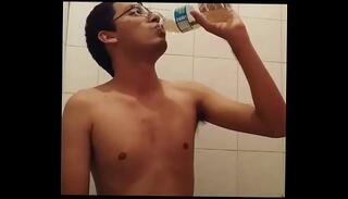 Video 856196135: amateur gay piss, piss drinking boy