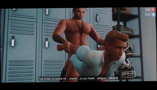 Video 1063020685: 3d gay cartoon animated, 3d teen, gay teacher student