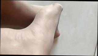 Video 1308400601: nylon feet foot job, nylon socks feet, feet straight, nylon knee socks, high nylons, joi