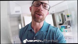 Watch the video about Menpov - Typical day turns into POV shower fuck