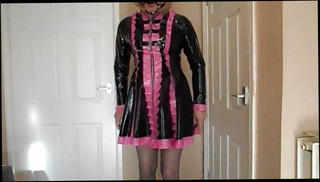 Video 728341101: shemale dominates sissy, gagging domination, maid dominated, domination ball, dominant mature