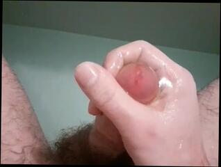 Watch the video about Close Up Male Mastrubation And Pee Play In The Bath With Double Ejaculation