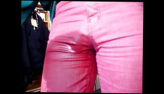 Video 531608201: piss pee jeans, pantyhose pee, pee straight, pee leggings