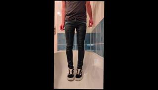 Video 1521159803: piss pee jeans, pee desperation pissing, shower peeing piss, pissing peeing wetting, solo male piss, solo gay amateur, pissing pants gay, pissing clothed