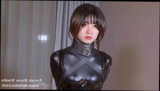 Video 859187605: latex femdom bondage, latex fetish bondage, teen bondage gag, japanese latex bondage, latex woman, girl gagging, asian teen gags, leather latex