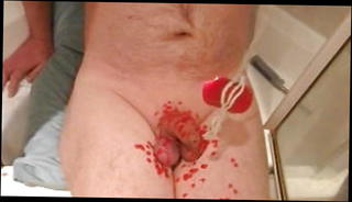 Video 1225142001: cbt hot wax, cbt cock ball, gay wax, one hot cock