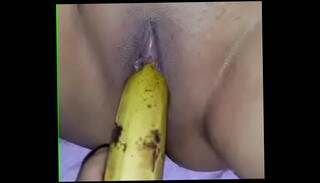 Watch the video about Her pussy liked the banana #3