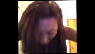 Watch the video about White woman gets a very rough face fuck from a black dick