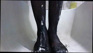 Video 1090887201: nylon pantyhose foot job, nylon stockings foot fetish, pantyhose foot job handjob, black pantyhose foot job, nylon pantyhose high heels, mature foot shoe fetish, whipped cream fetish, lingerie pantyhose nylon, foot fetish boots, foot fetish hd, straight foot, polish foot job