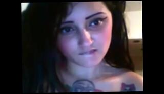 Video 853458855: tattooed teen masturbation, tattooed goth teen