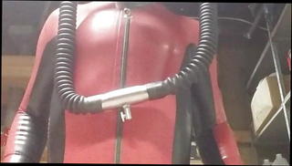 Video 1305682901: latex catsuit, latex bdsm, latex masturbation, gay latex, latex amateur, latex hd