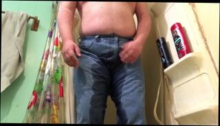 Video 841551803: pissing peeing fetish, solo pee fetish, amateur piss fetish, pee desperation pissing, pissing peeing wetting, solo male pee, pee soaked, pee pants, jeans peeing