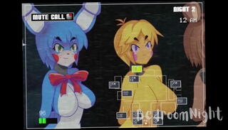 Watch the video about Five Nights In Anime and Bonnie's delicious breasts