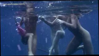 Watch the video about Underwater swimming girls on Tenerife