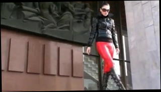 Video 94334801: foot fetish leg, black fetish latex, brunette foot fetish, ebony foot fetish, softcore fetish, straight foot, leather latex leggings, black red latex, high latex