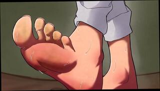 Video 1066507465: gay feet fetish, anime feet, boy feet, giant feet, feet trample